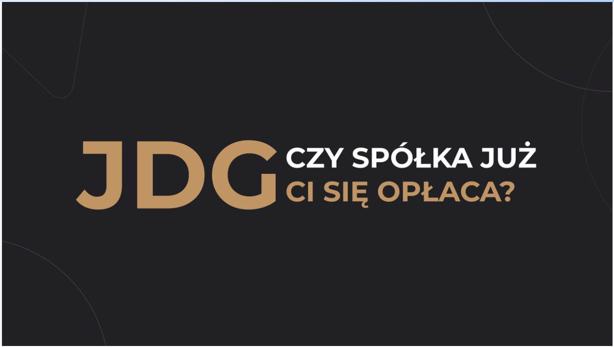 przejście z JDG na spółkę